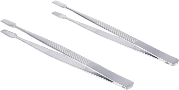 Frimärkspincett Filateliverktyg - Set om 2 (Silver)