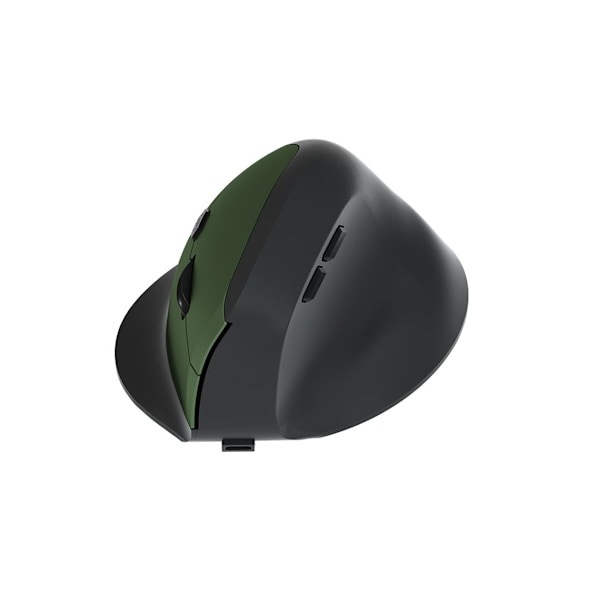 Ergonomisk 2.4G Trådløs Vertikal Bluetooth Mus med 3-Niveaus DPI Justering Grøn