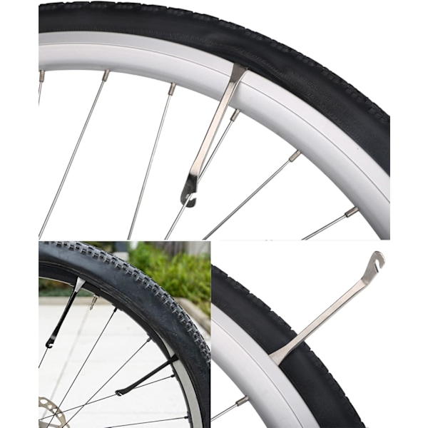 Holdbare Cykel Dækhegn - 3 STK Kulstofstål