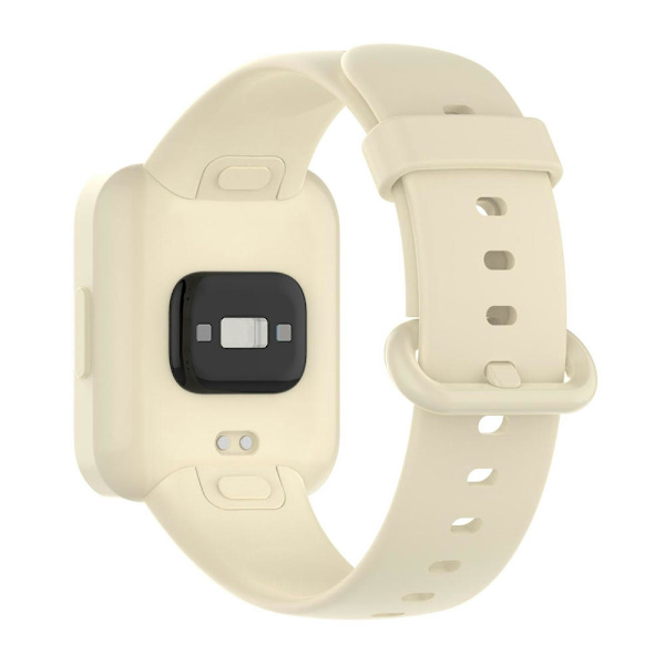 Silikone Rem Til Xiaomi Redmi Watch 2 Ivory White