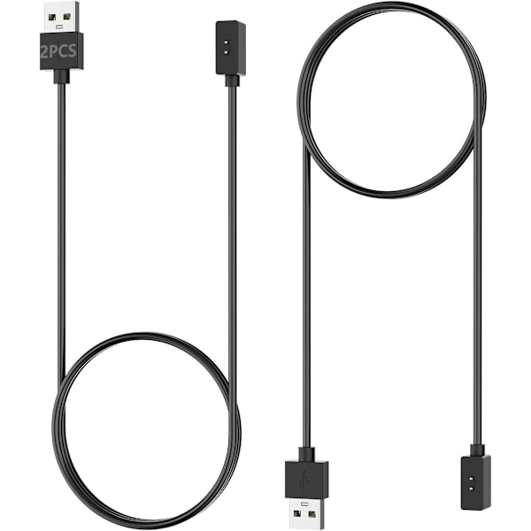 Lader for Xiaomi Mi Band 8 ladekabel [2 stk], erstatning avansert USB ladekabel