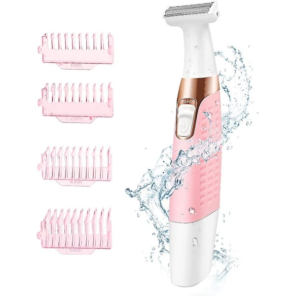 Electric Razor Compatible With Women, Painless 2-in-1 Wet Dry Shaver Bikini Trimmer Razor Body Hair Removal Compatible With Woman Legs And Underarms