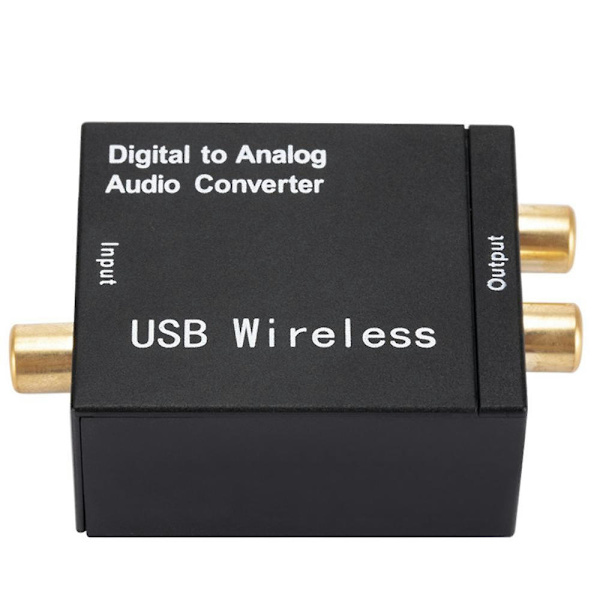 Digital til analog lydkonverter understøtter Bluetooth optisk fiber koaksial til Rca R/l lyddekoder