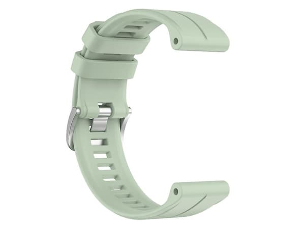 Rem til Garmin Fenix 6 Sapphire Gps 22Mm Lysegrøn Solid Farve Silikone Urrem