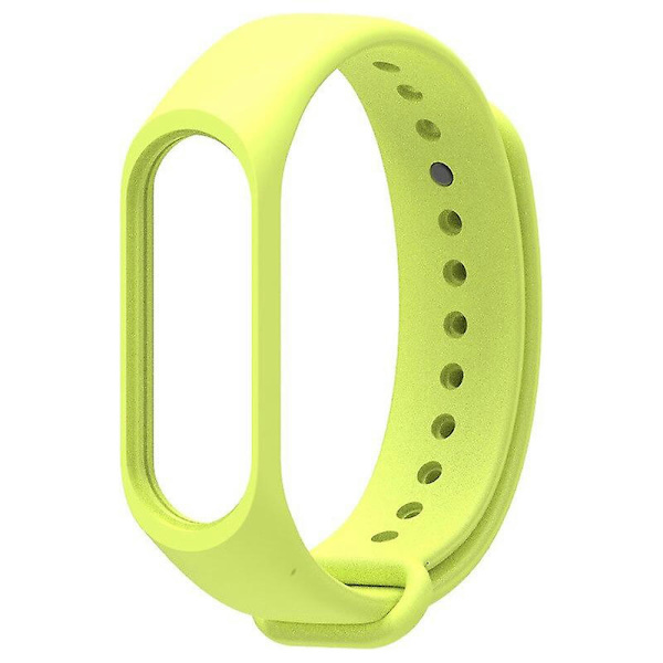 Silikonarmband för Xiaomi Mi 3 4 Armband Sports Smartwatch Mjuk handledsbyte lime