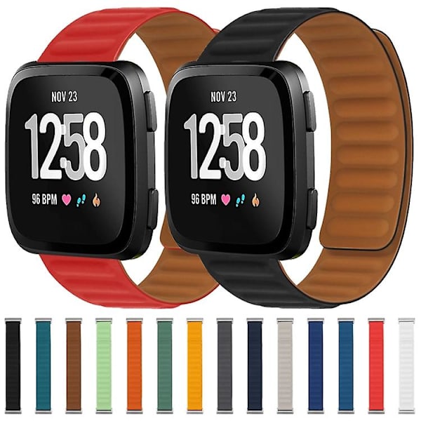 Fitbit Versa 4/3/Sense 2 20mm watch Black