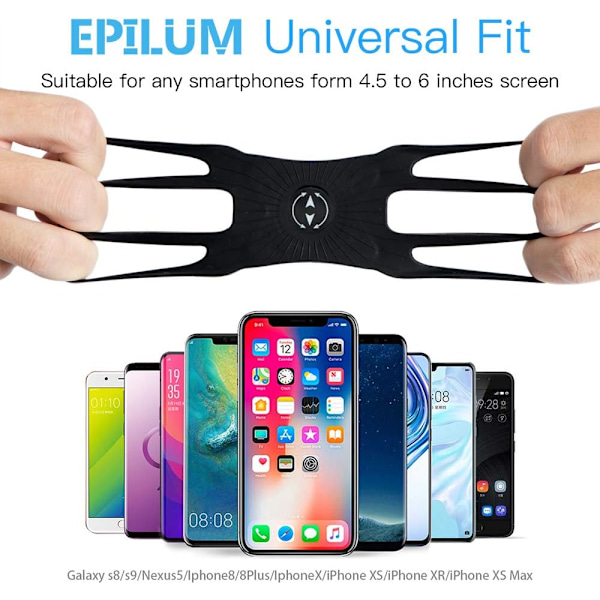 Universal Sykkeltelefonholder - 360° Roterbar Sykkeltelefonfeste