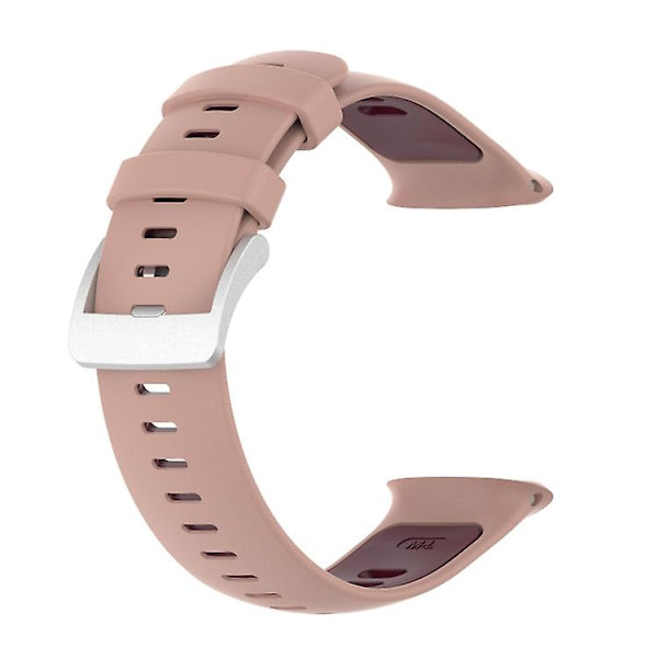 Til Polar Vantage V2 tofarvet silikoneurrem Pink Red