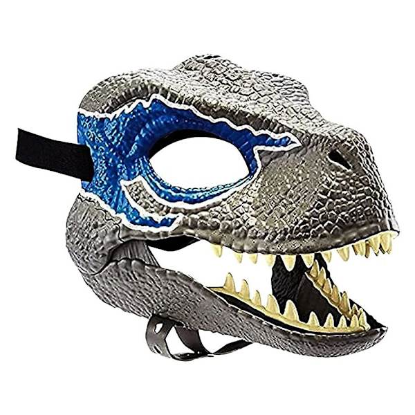 3D Dinosaur Mask Rollspel Huvudbonader Jurassic World Raptor Gifts