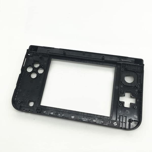Udskiftning af hængseldel Sort bund midterste skalhus til Nintendo 3ds Xl