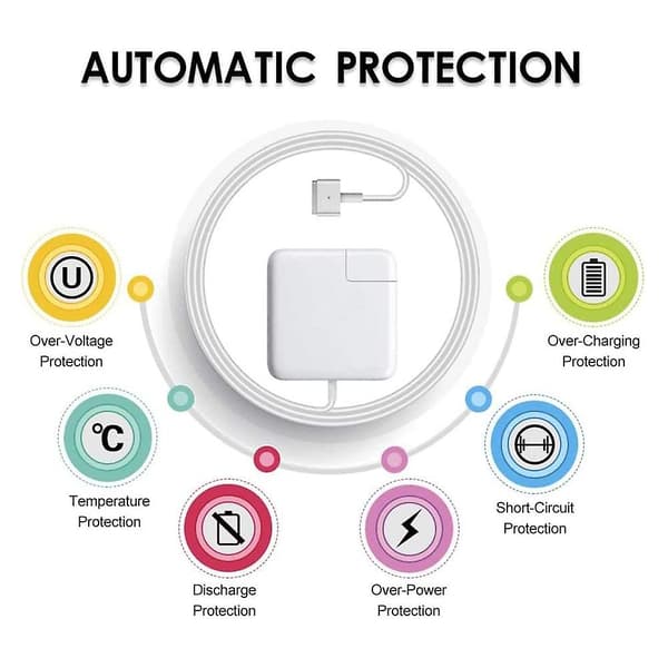 Erstatnings 60w T-tip strømadapter Laptop oplader til Macbook Air/macbook Pro