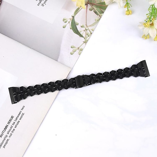 Fitbit Versa 4 / Sense 2 Universal Rhombus Resin watch Black