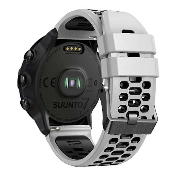 Suunto 7 kolmen rivin reiän watch White Black