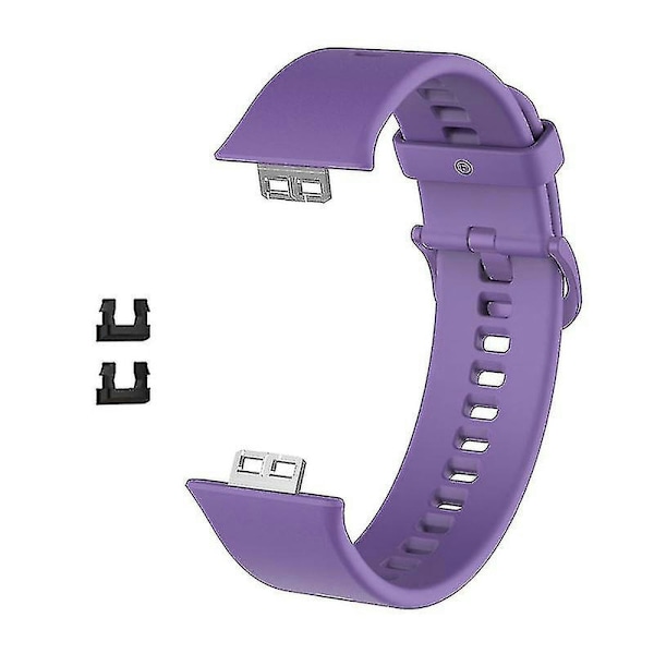 Silikone Rem til Huawei Watch Fit Purple