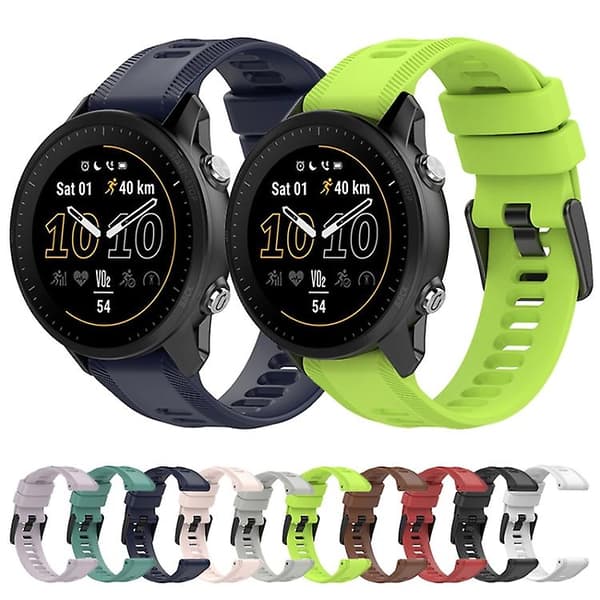 Garmin Forerunner 935 22 mm yksiväriselle watch Black