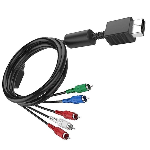 Ps 2/3 Komponentkabel, 1,8 m Høj Opløsning Hdtv Komponent Rca