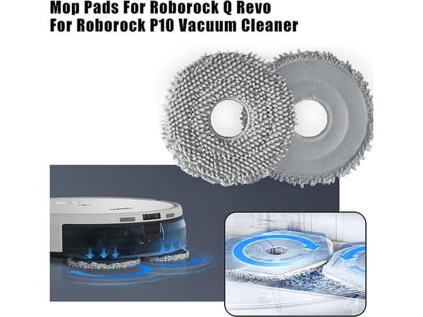Roborock P10 / Q Revo -mopit, 4 kpl