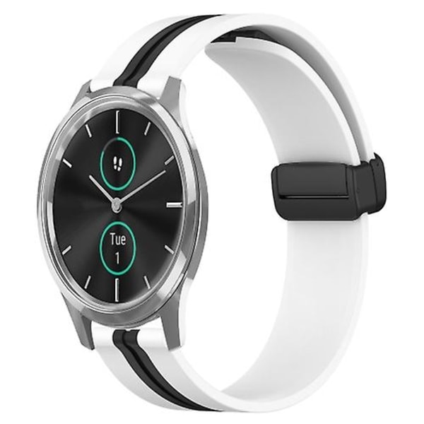 Garminmove Luxe 20 mm:n taittuva magneettilukko watch White-Black