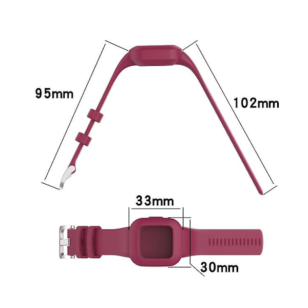 Til Garmin Vivofit Jr3 Silikone Pure Color Watch Band Teal