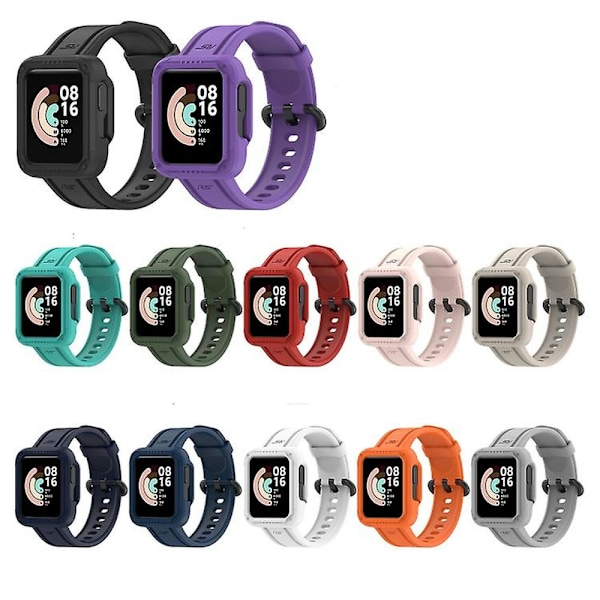 För Xiaomi Redmi Watch 2 Lite/watch Lite 2/watch Lite/redmi Watch 2/redmi Watch Silikon Integrerad Klocka Red