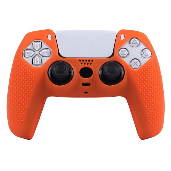 Etui til PS5 controller, ensfarvet beskyttelsescover M-PS5-035 orange