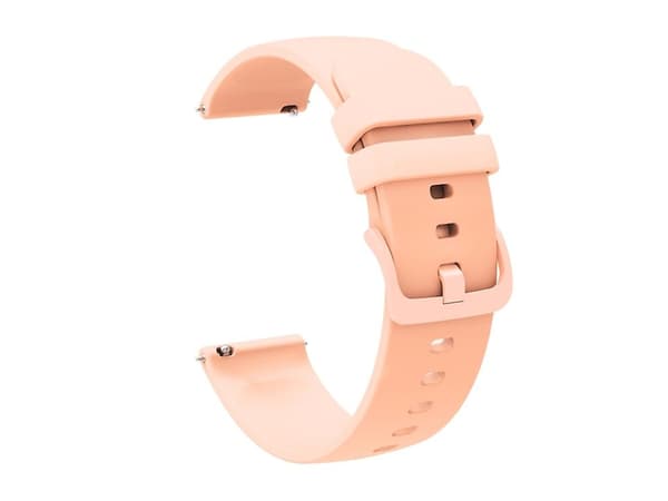 Rem for Garmin Venu 2 Plus 20 mm Rosa Solid Color Myk Silikonklokke Rem