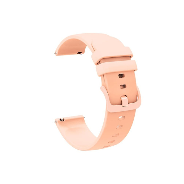 Rem til Garmin Venu 2 Plus 20Mm Pink Solid Color Blød Silikone Urrem
