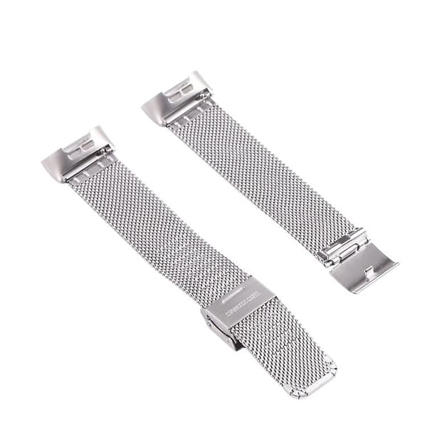 Fitbit Charge 4 Double Insurance -soljelle Milanese watch Silver