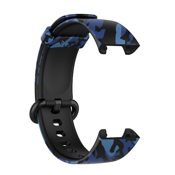 Smart Watch udskiftning camouflage blå Smart Watch håndledsrem til Xiaomi Mi Watch 2 Lite til Redmi Watch 2 Lite