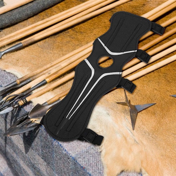 Bueskytte skulderbeskytter, justerbar nylon