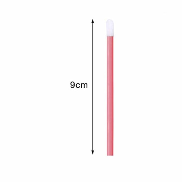 Leppebørster 200 stk/sett engangsbørster pink