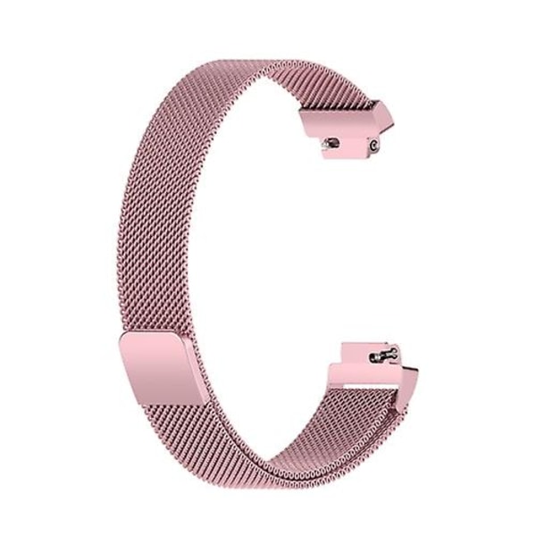 For Fitbit Inspire 2 Milanese Watch Band Rose Pink