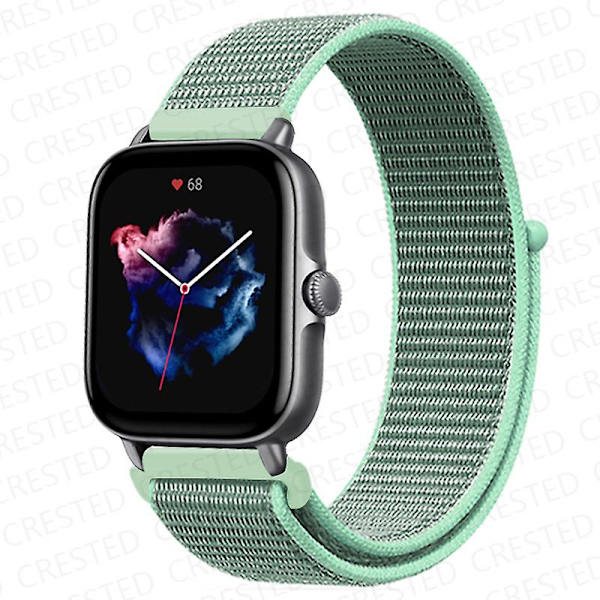 20 mm 22 mm watch för Amazfit Gts/2/2e/4/3/mini Gtr 4/2/3/ pro 47 mm Stratos 3 nylon Pulseira Correa Amazfit bipsband Bihai 15 22mm