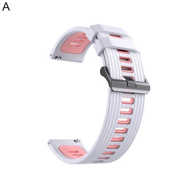 Se blødt og behageligt to-farvet 22mm silikone urrem til Huawei Watch GT3 A,22 mm