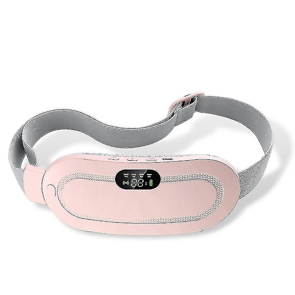 Usb Elektrisk Värmebälte Menstruations Midja Värmeplatta Massage Period Smärta Lindring Kramper Bästa Present Pink