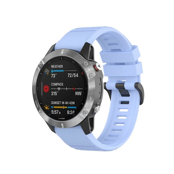 Silikon Snabbkoppling Rem För Garmin Fenix 7 / Epix Chrysanthemum Blue