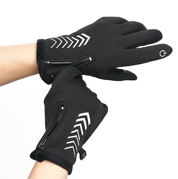 Herre Varm Touchscreen Handsker Fuld Finger Handsker Vinter Udendørs Ski Vanter XL