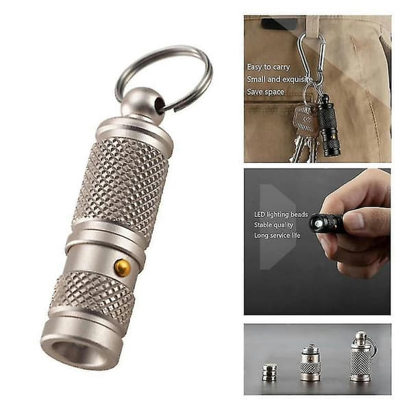 Bærbar Mini Pen Functal Led Lommelygte Flash Til C W