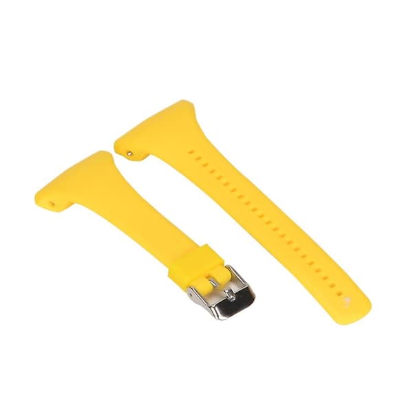 For Polar Ft4 & Ft7 silikonklokkerem Yellow