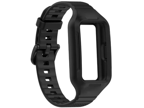 Pakke 360 Rugged Strap Cover til Huawei Strap 9 Sort