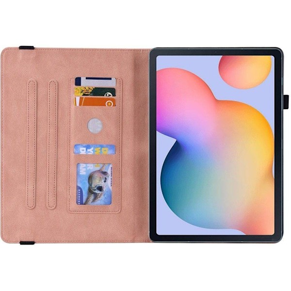 Samsung Galaxy Tab S6 Lite 10.4 2020 Sm P610/p615 Rosa Sommerfugl Nettbrettdeksel
