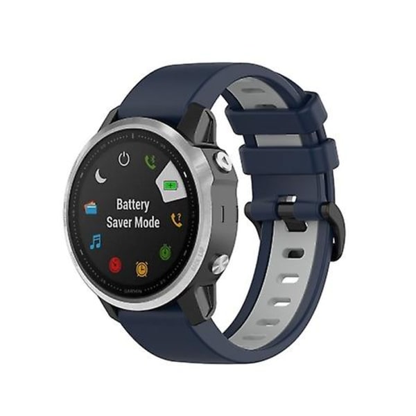 Garmin Fenix ​​6s:n kaksivärinen watch Midnight Blue Gray