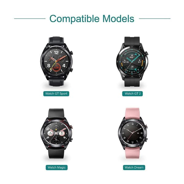Laddare för Huawei Gt/Gt 2/Gt 2E/Gt Active/Honor Magic Watch/Magic Watch 2/Dream 1-pack
