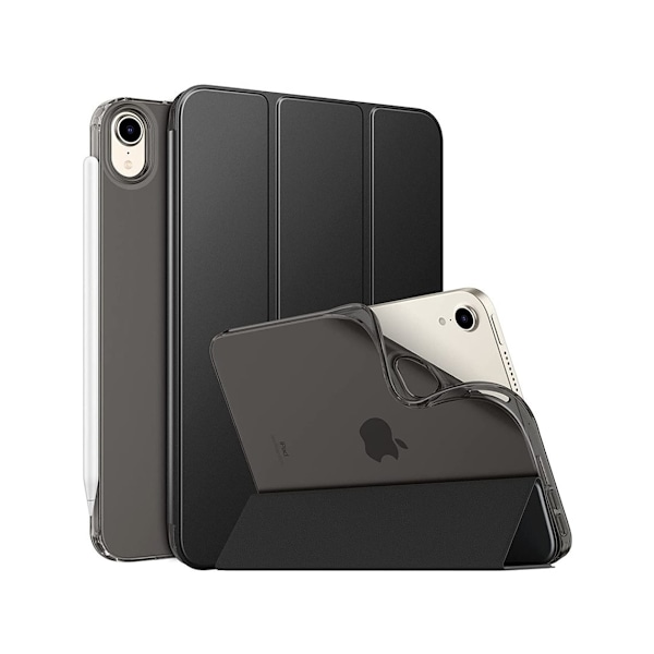 Skyddsfodral för Ipad 9:e generationen 2021 / Ipad 8:e generationen 2020 / Ipad 7:e generationen 2019 Svart (10,2 tum)