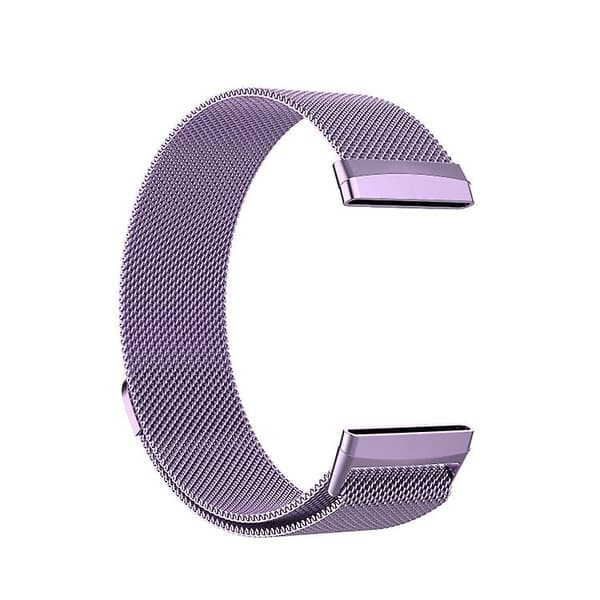 För Fitbit Versa 3 / Fitbit Magnetic Milano Watch Band Light Purple