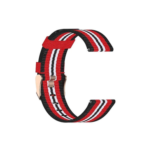 Fitbit Versa Canvas watch Black Red