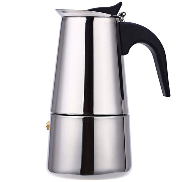 2/4/6/9 koppar kaffekanna rostfritt stål Mocka Espresso Latte spishäll Filter Moka kaffebryggare Kaffekanna för kök Wf1111 450ML