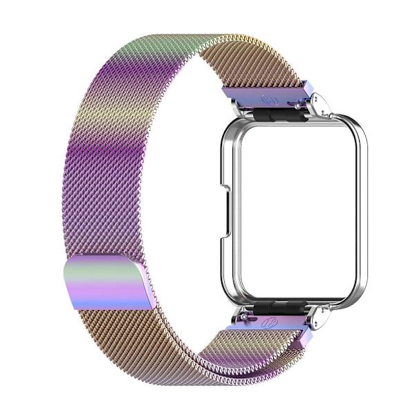 Metalrem med urramme til Xiaomi Redmi Watch 2 Lite Colorful
