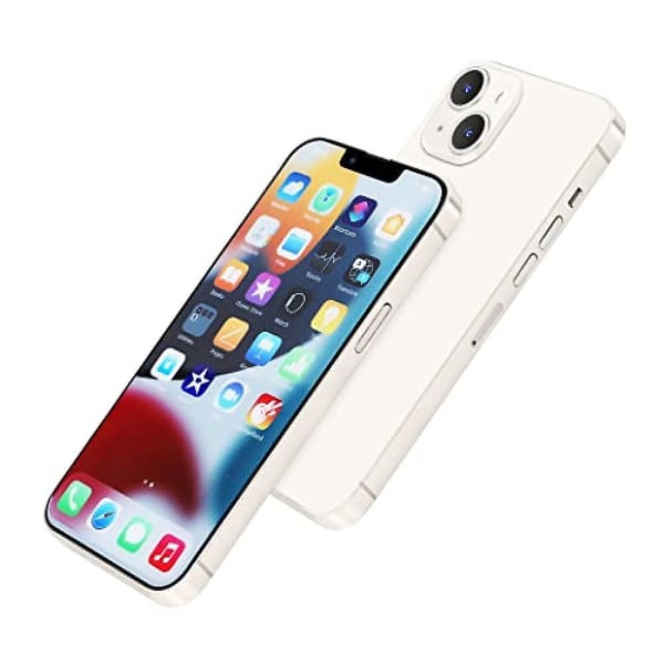 [Fuld Metal] Dummy Telefon Display Model Kompatibel Med Apple Iphone 13 Ikke-fungerende Opgraderet Metalramme 13 White Color Screen