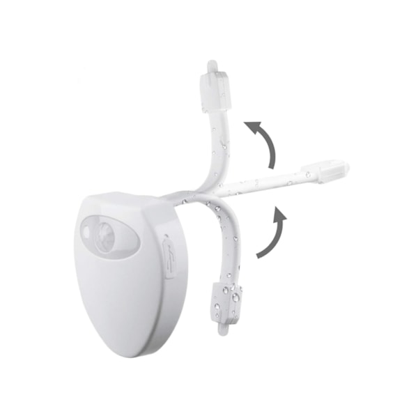 Mini-WC-valo liiketunnistimella, hehkuu wc-kulhon sisällä, USB-lataus, induktioyövalo, wc-tarvike